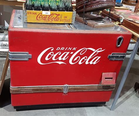 old vintage Coca-Cola cooler